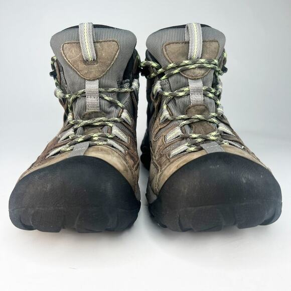 Keen Targhee II Mid Waterproof Hiking Boots Brown Black Men 9 - Picture 2 of 15